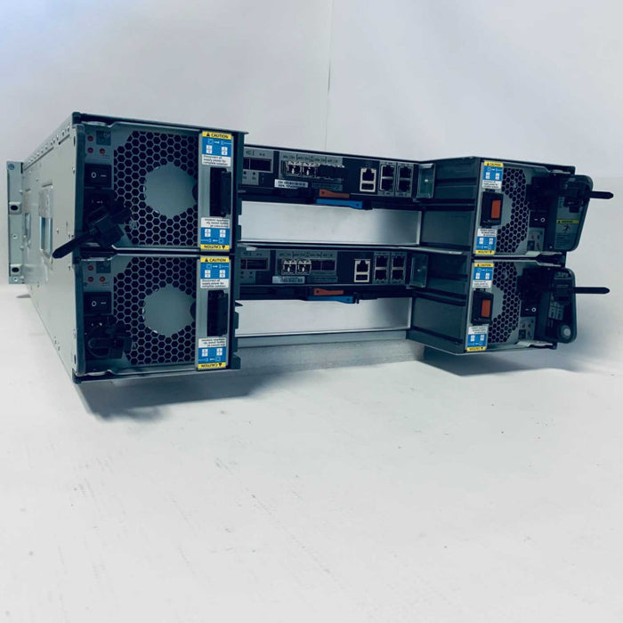 NetApp DS4246 Disk Array Shelf W/ 24x SAS SATA Trays 2x Controllers =