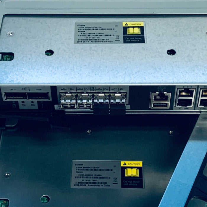 NetApp DS4246 Disk Array Shelf W/ 24x SAS SATA Trays 2x Controllers =