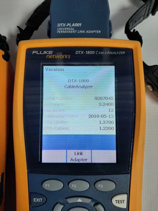 Fluke DTX-1800 Cable Analyzer  DTX-1800 Smart Remote 2x DTK-CHA001 _