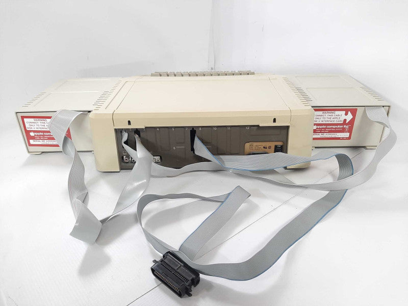 Apple IIe Personal Computer A2S2064 with 2x disk II Drives, Read _