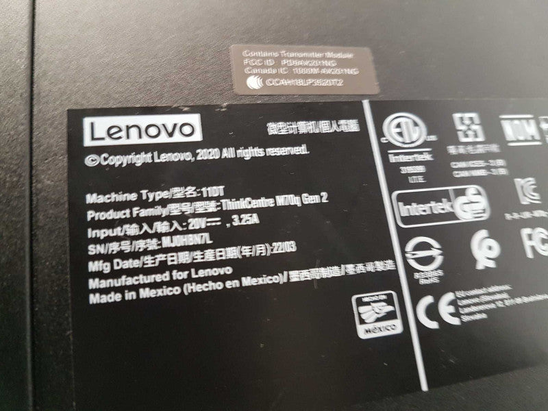 lenovo thinkcenter M70q Gen2 10th gen i5-10400T @ 2.00ghz / 16gb ram / READ #