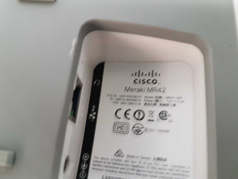 Cisco Meraki MR42 Cloud Managed Wireless Access Point - UNCLAIMED #