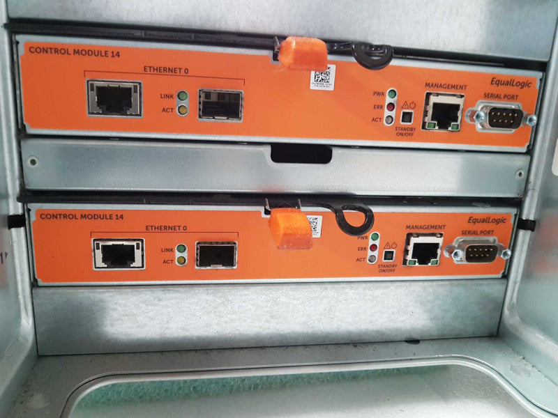 Dell Equallogic PS6110 ISCSI SAN Storage 24x 3.5\\" bay / 2x PSU 2x Controller #