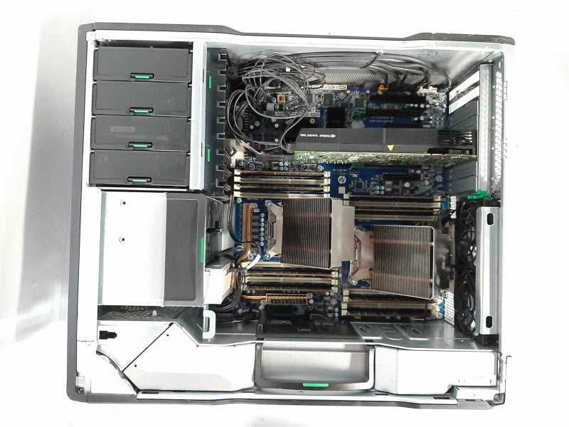HP Z820 Workstation 2x E5-2680 64GB ECC DDR3 QUADRO 5000 256GB SSD 500GB HDD Q$