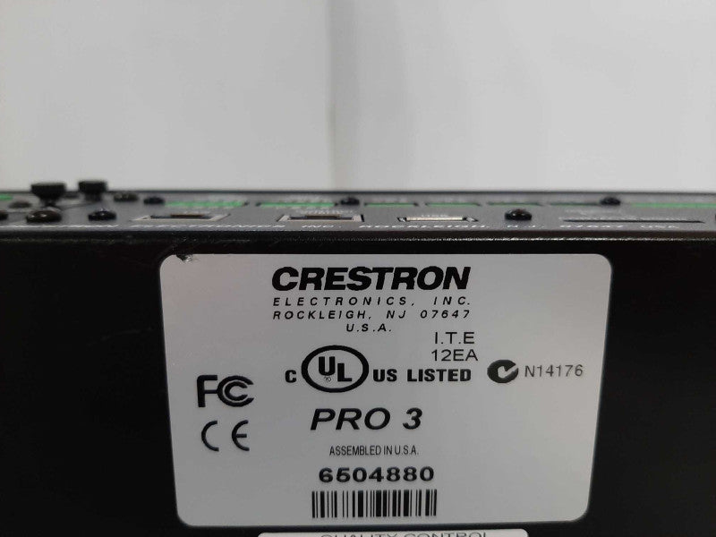 Crestron PRO3 Control System w/ 1x C3COM-3 and 1x C3RY-8, Read _
