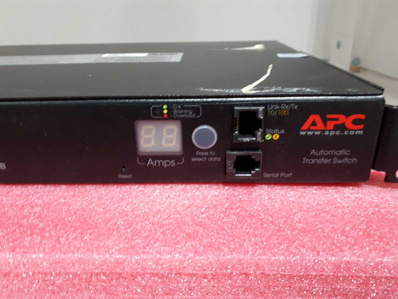 APC AP7721 RACK AUTOMATIC TRANSFER SWITCH- See notes Q&