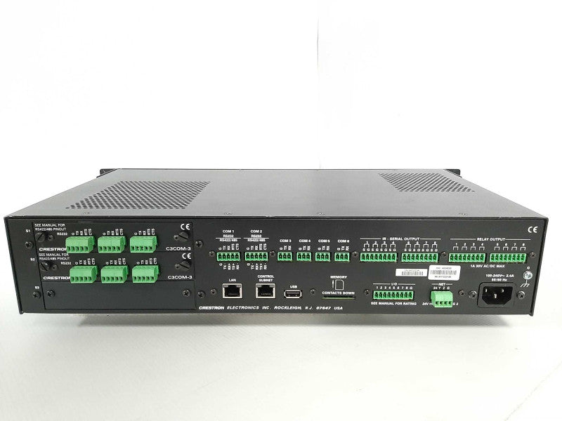 Crestron PRO3 Control System w/ 2x C3COM-3, Read _
