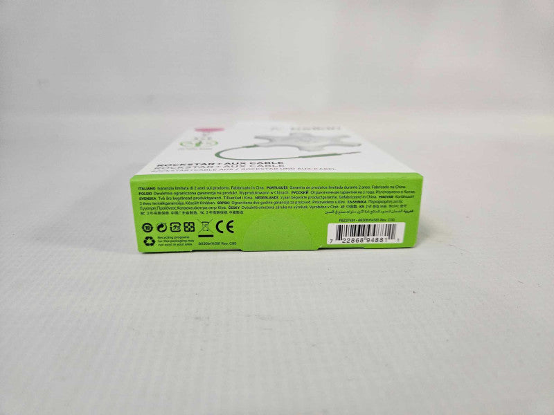 BELKIN ROCKSTAR + AUX CABLE, 5 WAY SPLITTER New In Box Q)