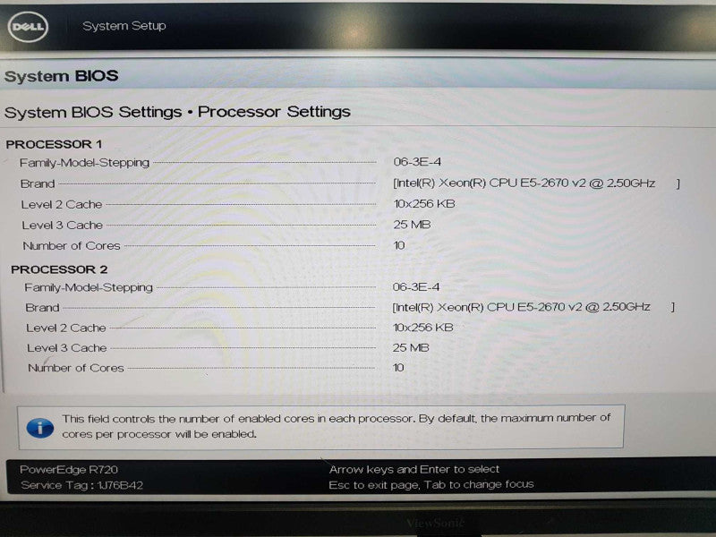 Dell Poweredge R720 2x Xeon E5-2670 V2 @ 2.50ghz / 384gb ram / READ #