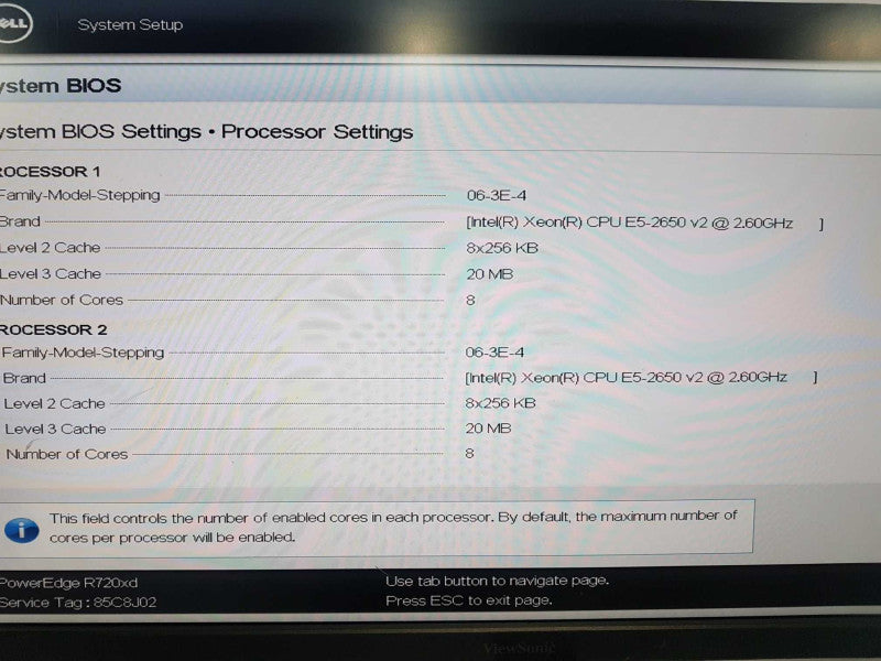 dell Poweredge R720xd 2x Xeon E5-2650 V2 @ 2.60ghz / 96gb ram / H710P Raid #