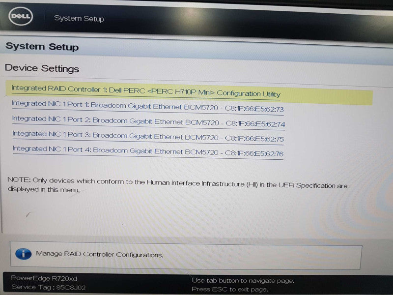 dell Poweredge R720xd 2x Xeon E5-2650 V2 @ 2.60ghz / 96gb ram / H710P Raid #