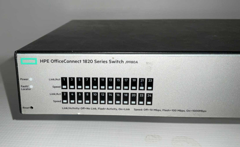 HPE officeconnect 1820 J9980A 24 port network switch  -