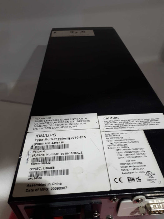 Eaton IBM9130L1500T-XL UPS 9130 Series- New battery needed &