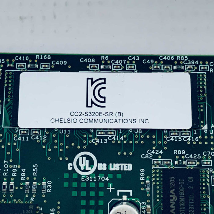CHELSIO CC2-S320E-SR 110-1114-30 Dual Port 10Gbe PCI-E Adapter Q=