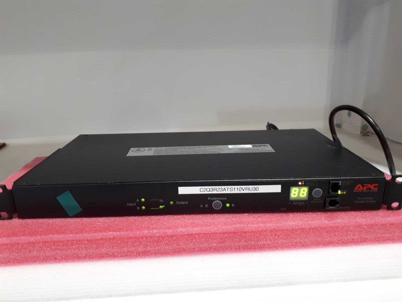 APC AP7750A RACK AUTOMATIC TRANSFER SWITCH- See notes Q&