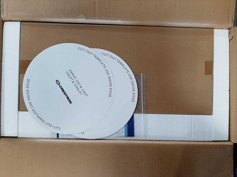 New- Open Box Crestron SAROS IC6T-W-T Pair Signaling Speaker Q_