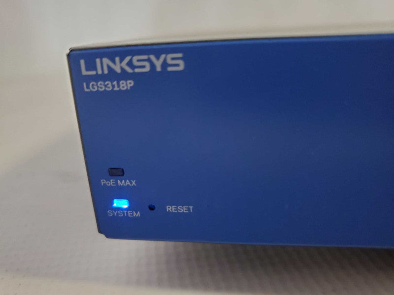 Linksys LGS318P 18-Port Smart PoE+ Gigabit Switch (