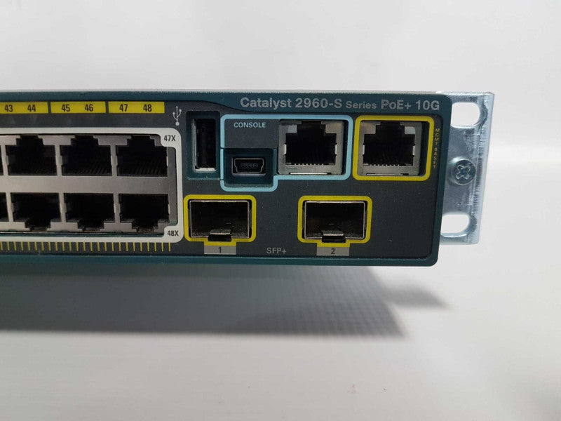 Cisco Catalyst 2960-S Series PoE+ 10G WS-C2960S-48FPD-L / 2960x stack module Q#