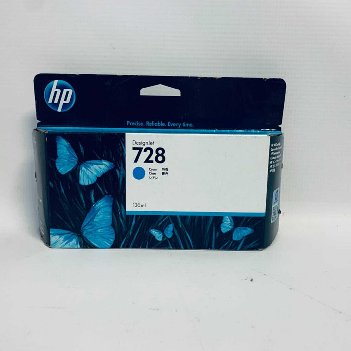 HP DESIGNJET 728 F9J67A CYAN 130ML GENUINE INK CARTRIDGE =