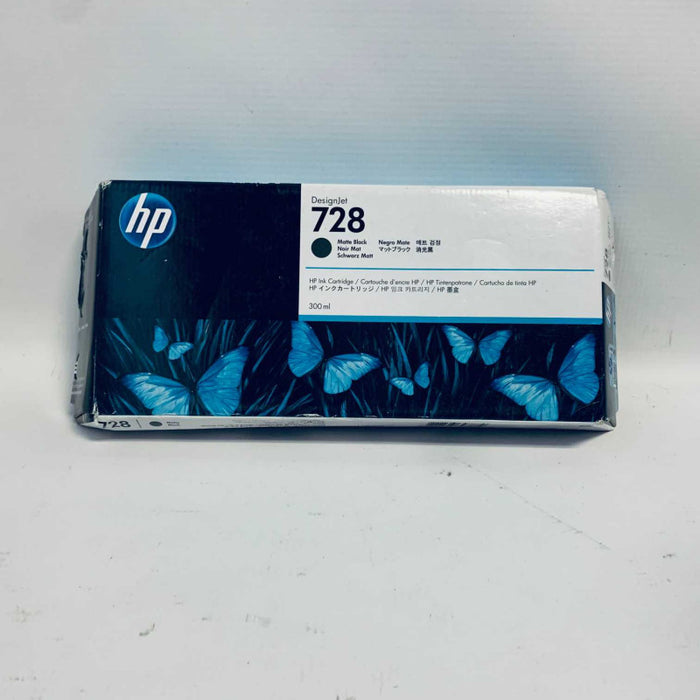 HP DESIGNJET 728 F9J68A MATTE BLACK 300ML GENUINE INK CARTRIDGE Q=