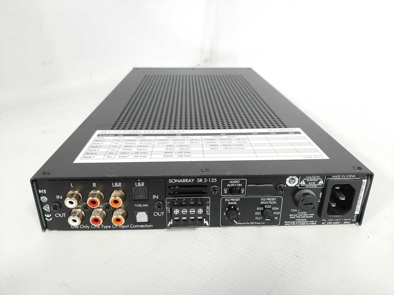 Sonarray SR 2-125 DSP Power Amplifier, Read _