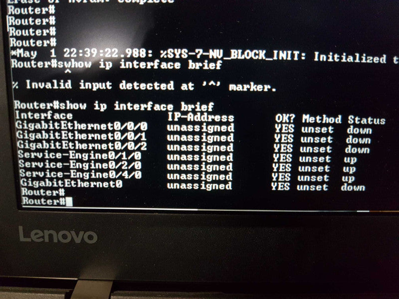 CISCO ISR4331 4300 Router- Factory Reset - NO CPU CLOCK ISSUE #