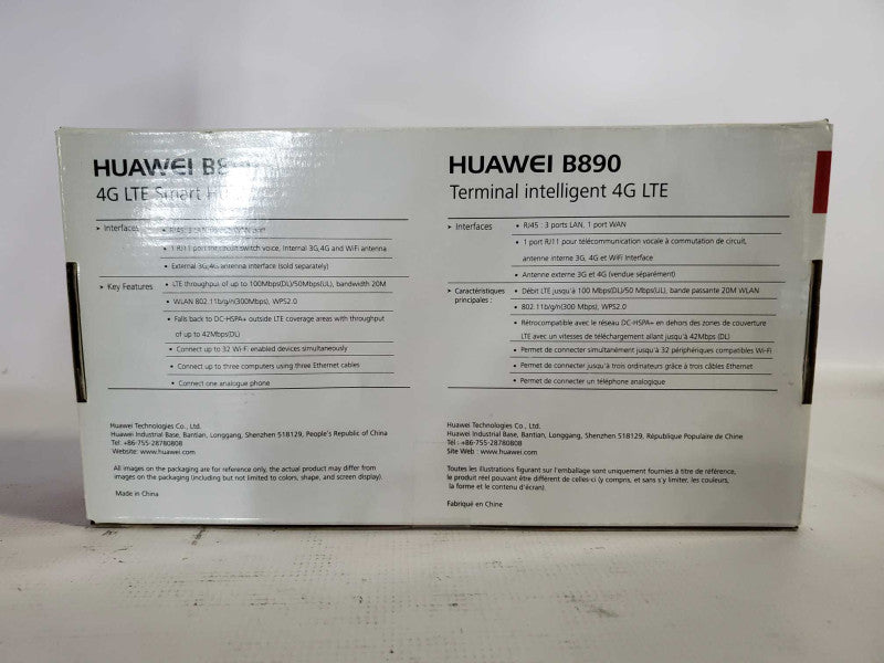 Huawei B890 B890-66 4G LTE Smart Hub Wireless Mobile Router (