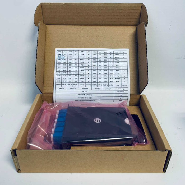 FHD Series MTP Cassette, OM4, Type A 1x MTP-24 to 12x LC/UPC Duplex Q=