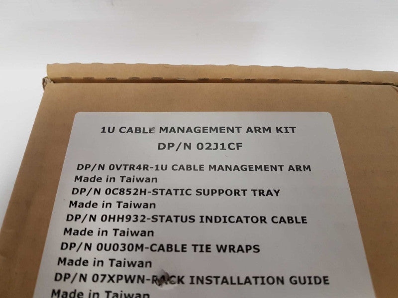 NEW 1U Cable Management ARM Kit 02J1CF  Q#