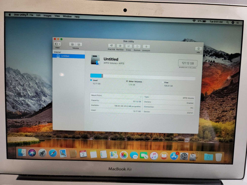MacBook Air 2014 13\\" i5-4260U, 8GB RAM, 121GB SSD