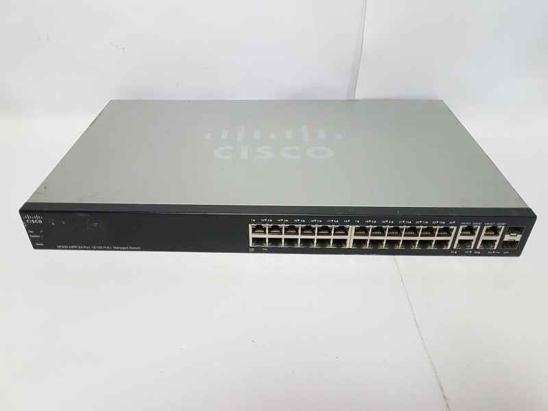 Cisco SF300-24PP PoE+ Managed Switch 24x ports - Reset #