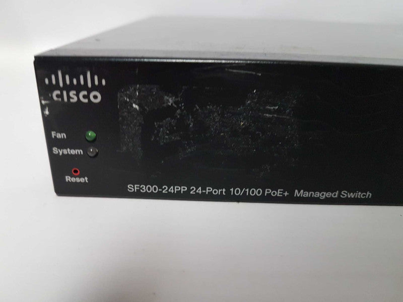 Cisco SF300-24PP PoE+ Managed Switch 24x ports - Reset #