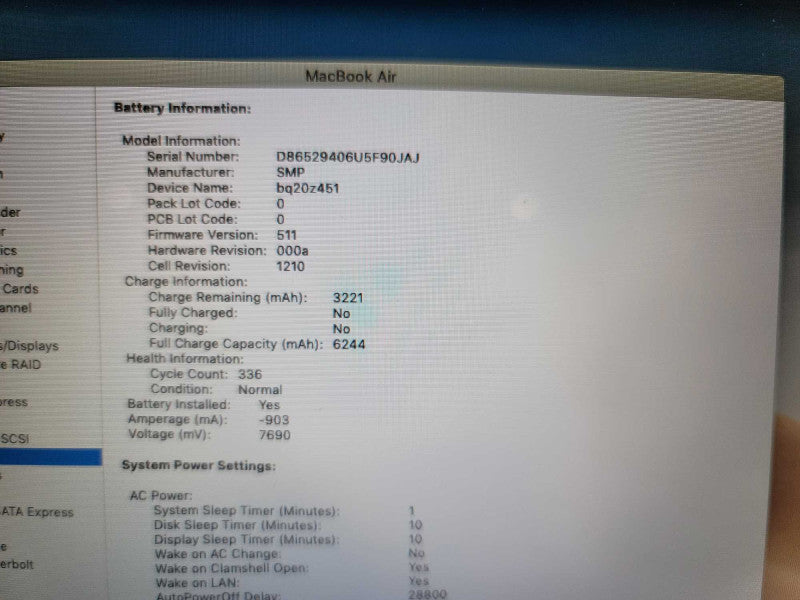 MacBook Air 2015 13\\" i5-5250U, 8GB DDR3, 250GB SSD