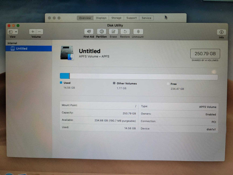MacBook Air 2015 13\\" i5-5250U, 8GB DDR3, 250GB SSD