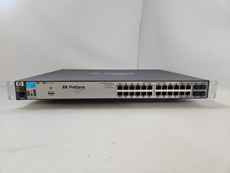 HP PROCURVE 2910AL-24G 24 PORT GIGABIT NETWORK SWITCH J9145A )