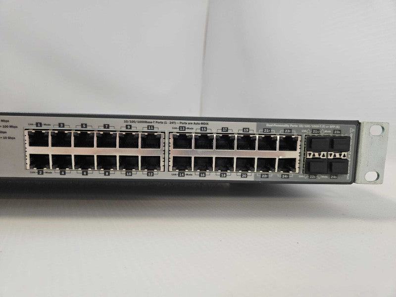 HP PROCURVE 2910AL-24G 24 PORT GIGABIT NETWORK SWITCH J9145A )
