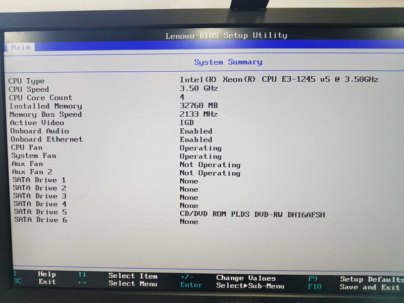 Lenovo Thinkstaion P310 Xeon E3-1245 V5 @ 3.50gfhz / 32gb ram / READ #