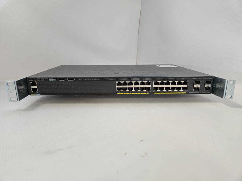 Cisco WS-C2960X-24TS-L 24 port 10/100/1000 & 4 SFP 1U LAN Network Switch  )