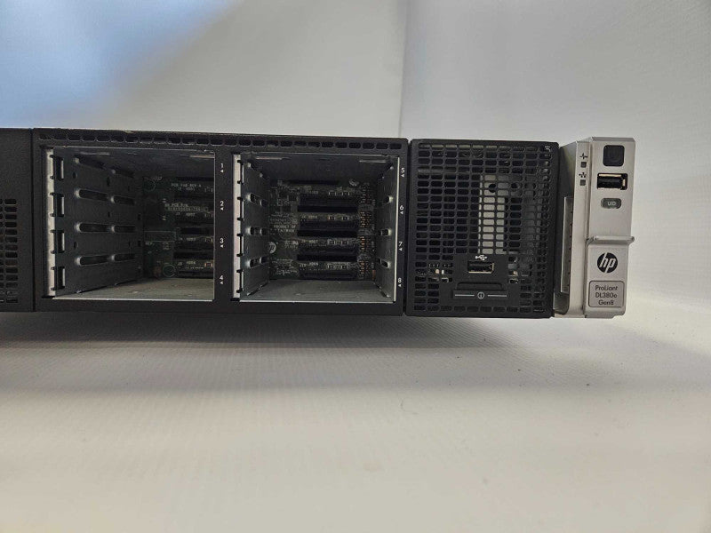 HP ProLiant DL380e Gen8 1x Xeon E5-2420 0 @ 1.90GHz 16GB B320i RAID 2x PSU )