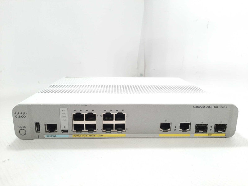 Cisco Catalyst WS-C2960CX-8PC-L 8-Port Gigabit Ethernet PoE+ Compact switch _