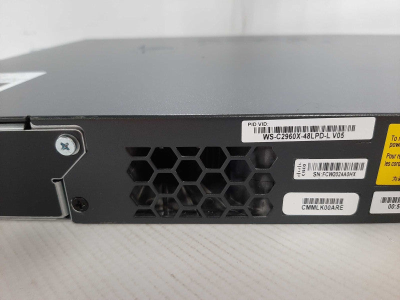Cisco WS-C2960X-48LPD-L 48 Port PoE Gigabit Managed Switch _
