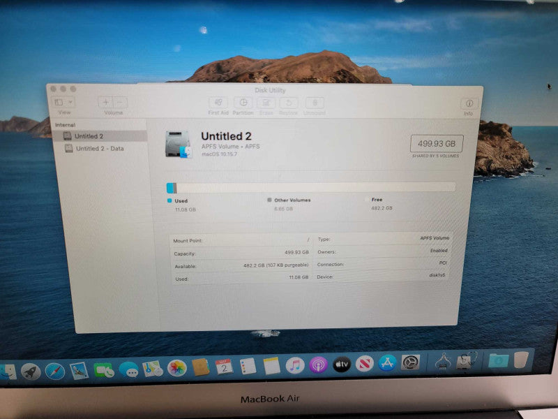 MacBook Air 2017 13\\" i7-5650U, 8GB DDR3, 500GB SSD