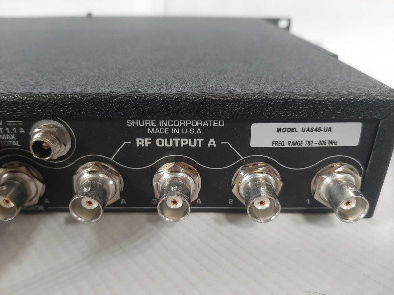 Shure UA845-UA UHF Antenna Distribution System - Freq. Range 782-806 MH, SEE _