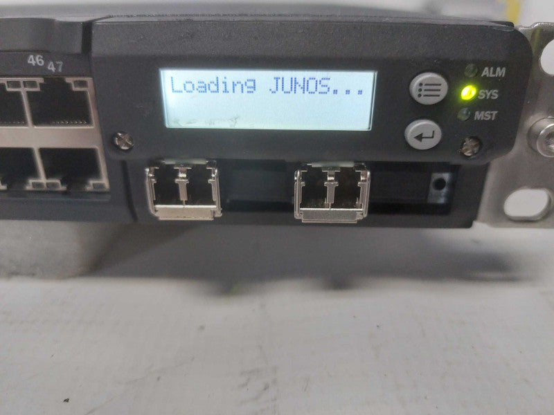 Juniper EX4200-48T 48P 1GbE 8P 130W PoE Switch 2x PSU (AS-IS) Q