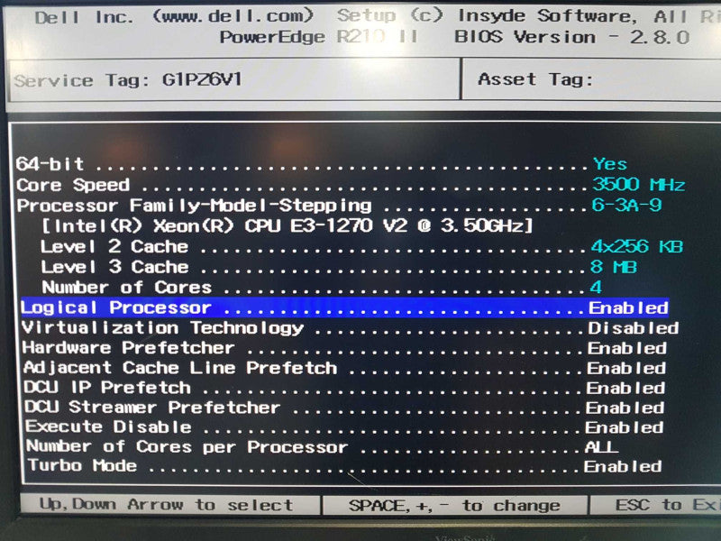 Dell Poweredge R210 (II) xeon E3-1270 V2 @ 3.50ghz / 16gb ram / READ #