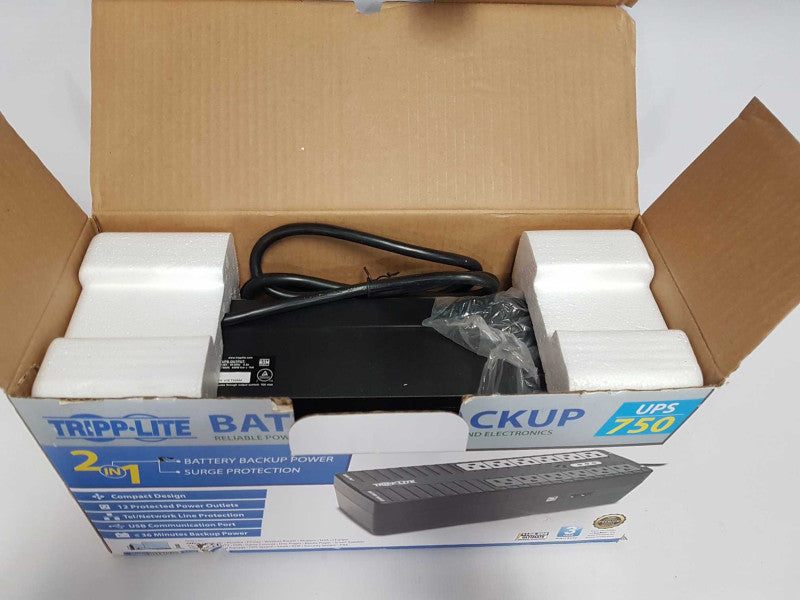 NEW tripplite battery back-up UPS 750 2in1  #