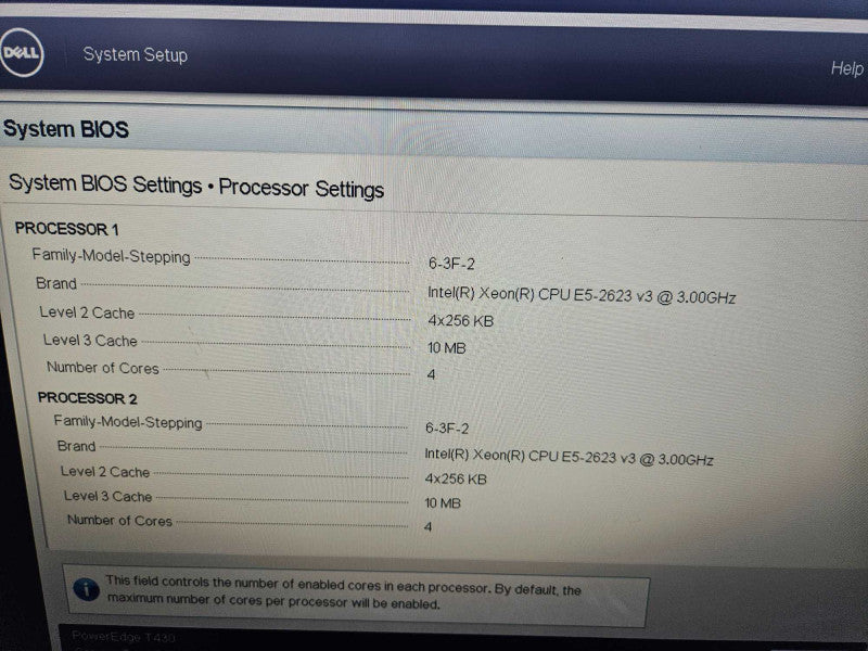 Dell PowerEdge T430 2x Xeon E5-2623 v3 @ 3.00GHz 32GB DDR4 H730 RAID 2x PSU )