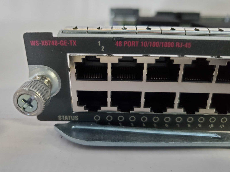 CISCO WS-X6748-GE-TX w/ WS-F6700-CFC 48-port GE Mod (