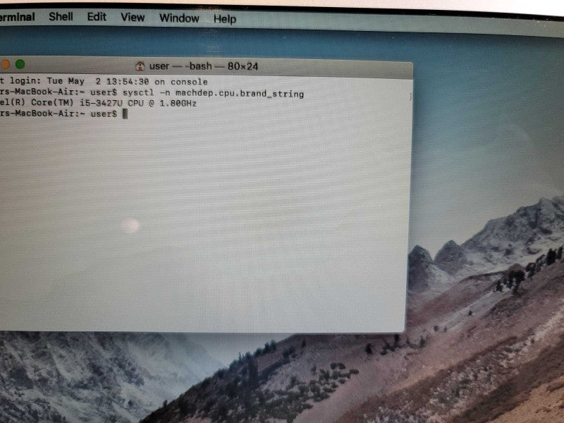MacBook Air 2012 13\\" i5-3427U , 4GB DDR3, 120GB SSD