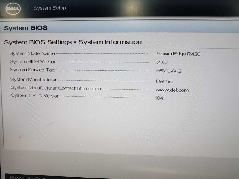 Dell poweredge R420 2x xeon E5-2420 @ 1.90ghz / 24gb ram / H310 Mini Raid #